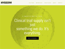 Tablet Screenshot of myoderm.com
